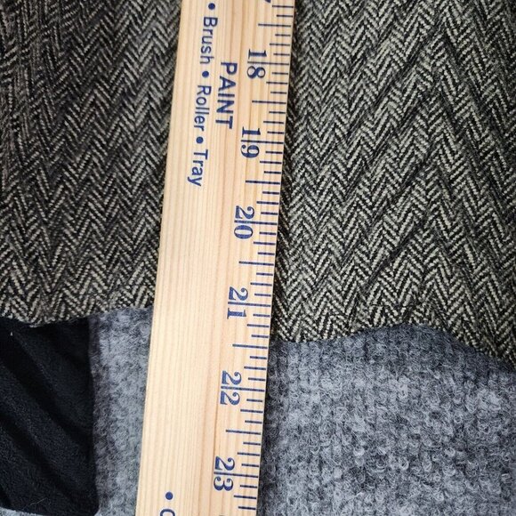 Komarov Sweater Jacket Women’s Small Black Gray‎ Knit Herringbone - Picture 10 of 13